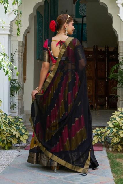 Artriddhs DolaJecard silk Black Surat wedding lehenga choli wholesale